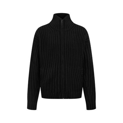 아크네 스튜디오 울 집 가디건 블랙