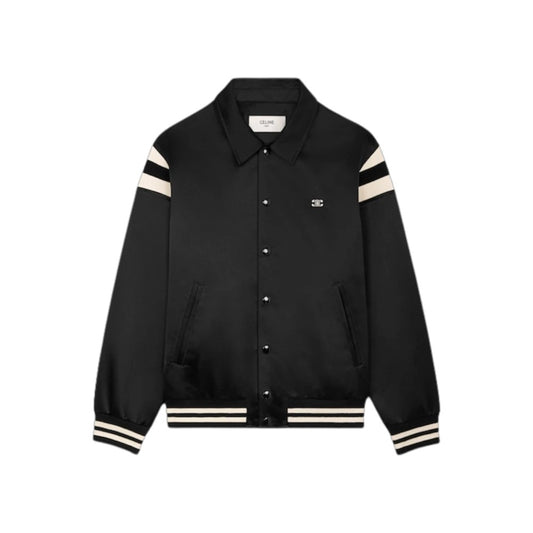 셀린느 사틴 트리옹프 테디 자켓 블랙 ⚡국내배송📦