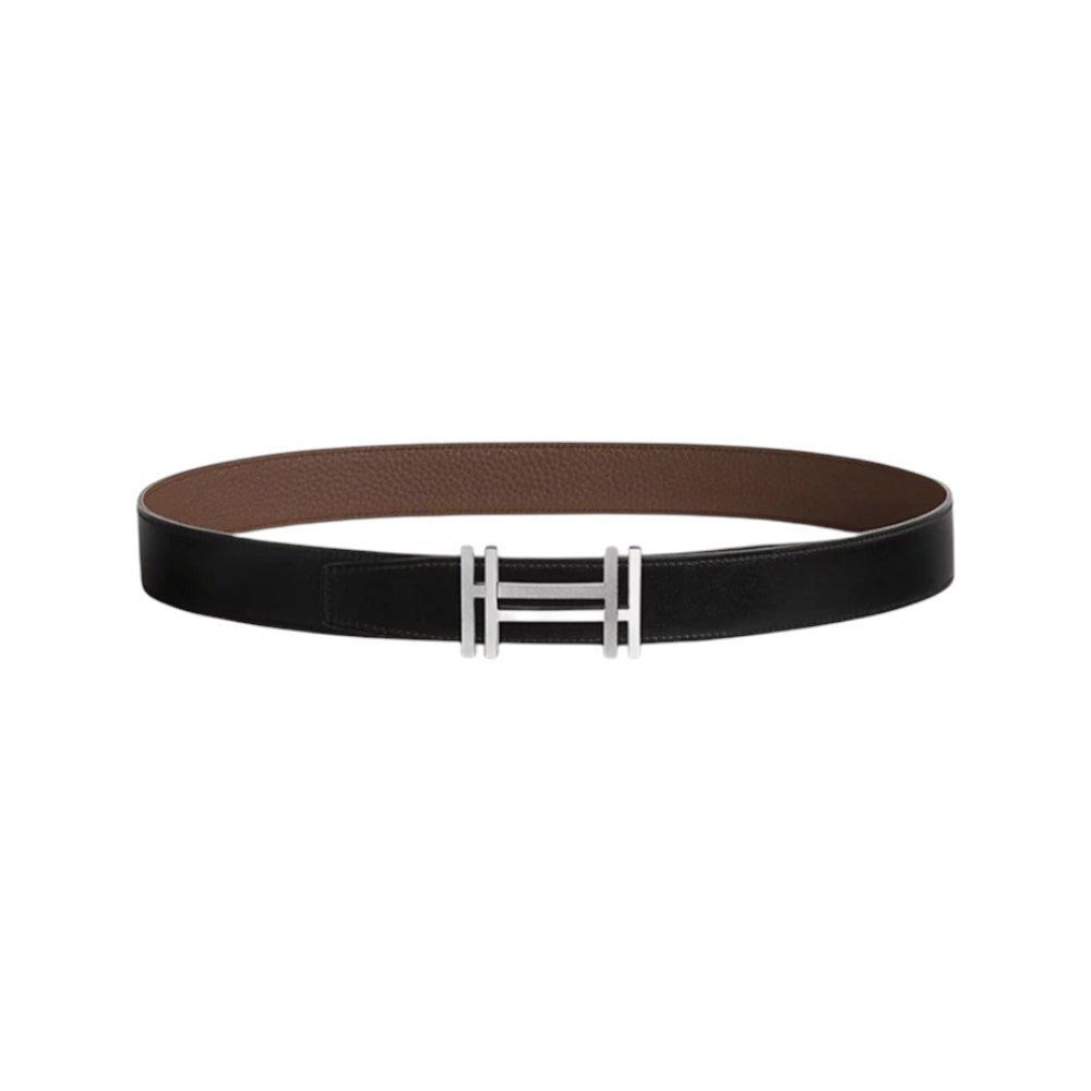 에르메스 H 오 까레 벨트 버클 & 리버시블 가죽 스트랩 32mm