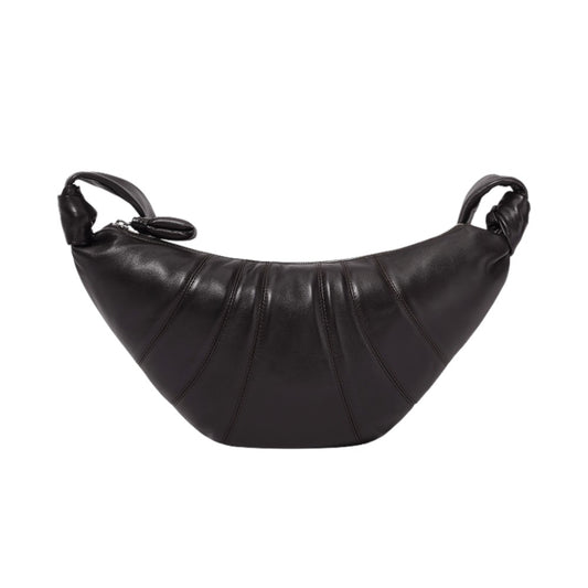 르메르 소프트 나파 레더 미디움 크루아상 백 다크 초콜렛