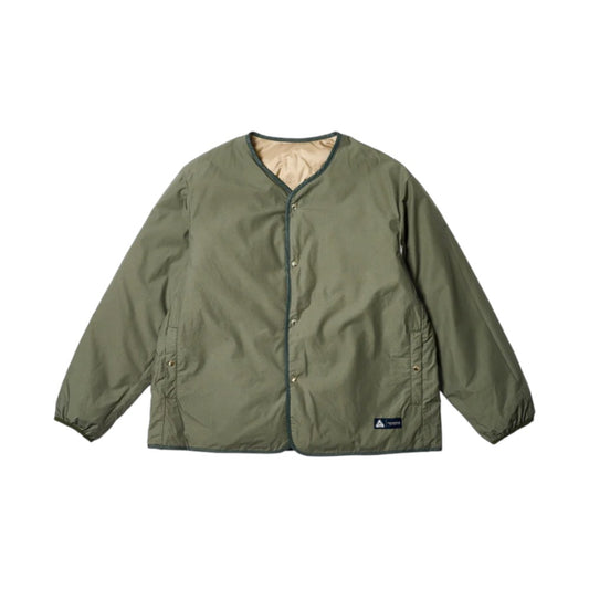 나나미카 x 팔라스 리버시블 다운 가디건 세이지 그린