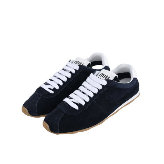 미우미우 플룸 스웨이드 스니커즈 블루 ⚡국내배송📦